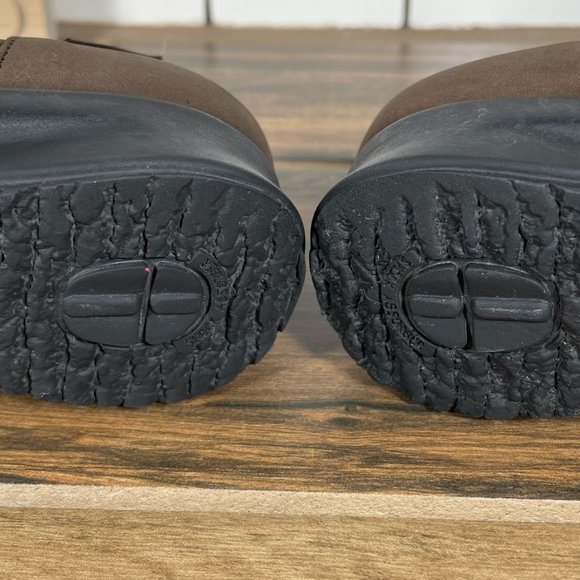 Mephisto Francia Women's Size 7 Shoes Brown Nubuck Air Jet Slip On Cut Out Flats - Picture 8 of 12